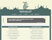 Tablet Screenshot of ilahilerimiz.net